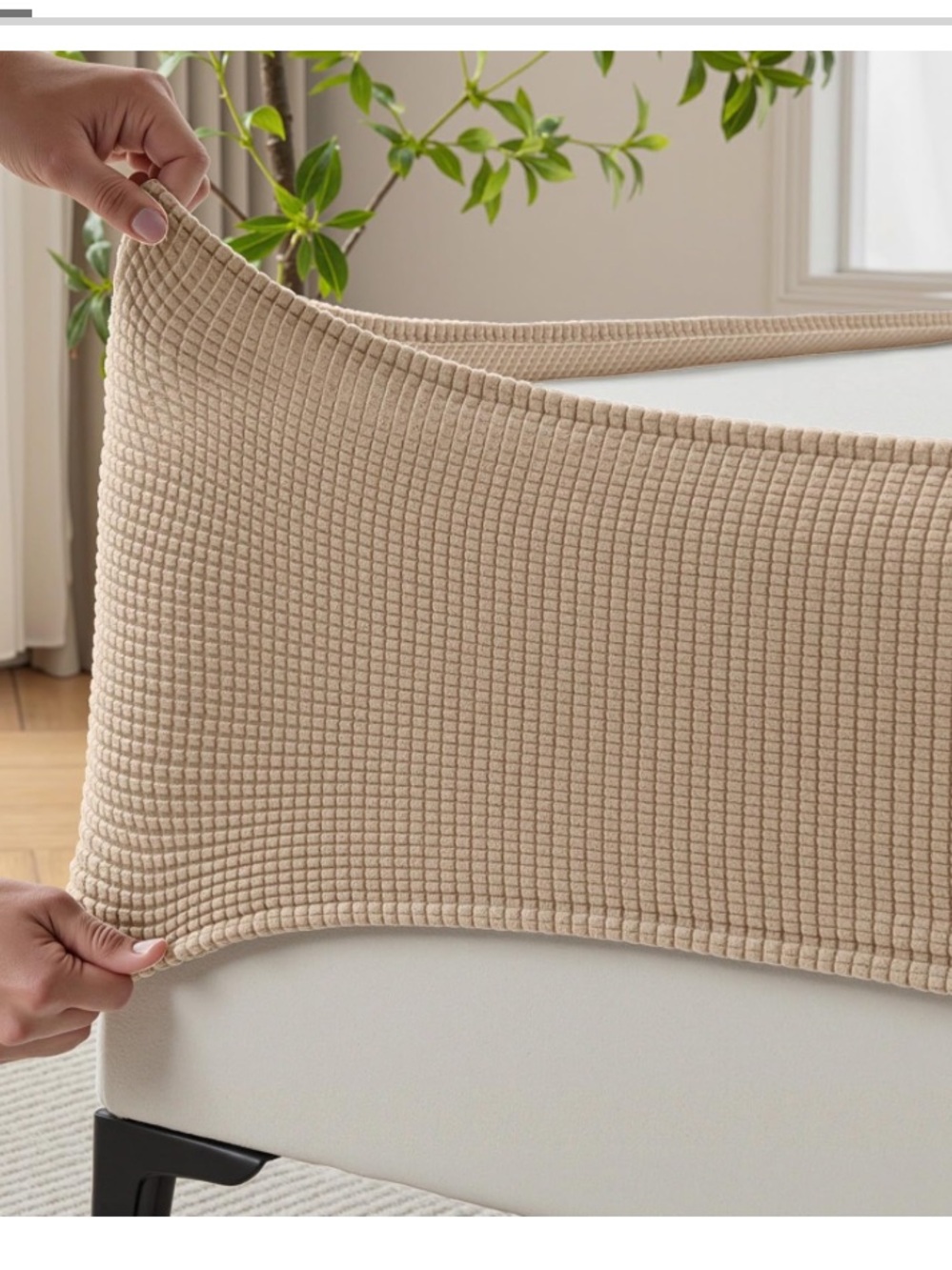 TWIN Box Spring Cover - CREAM